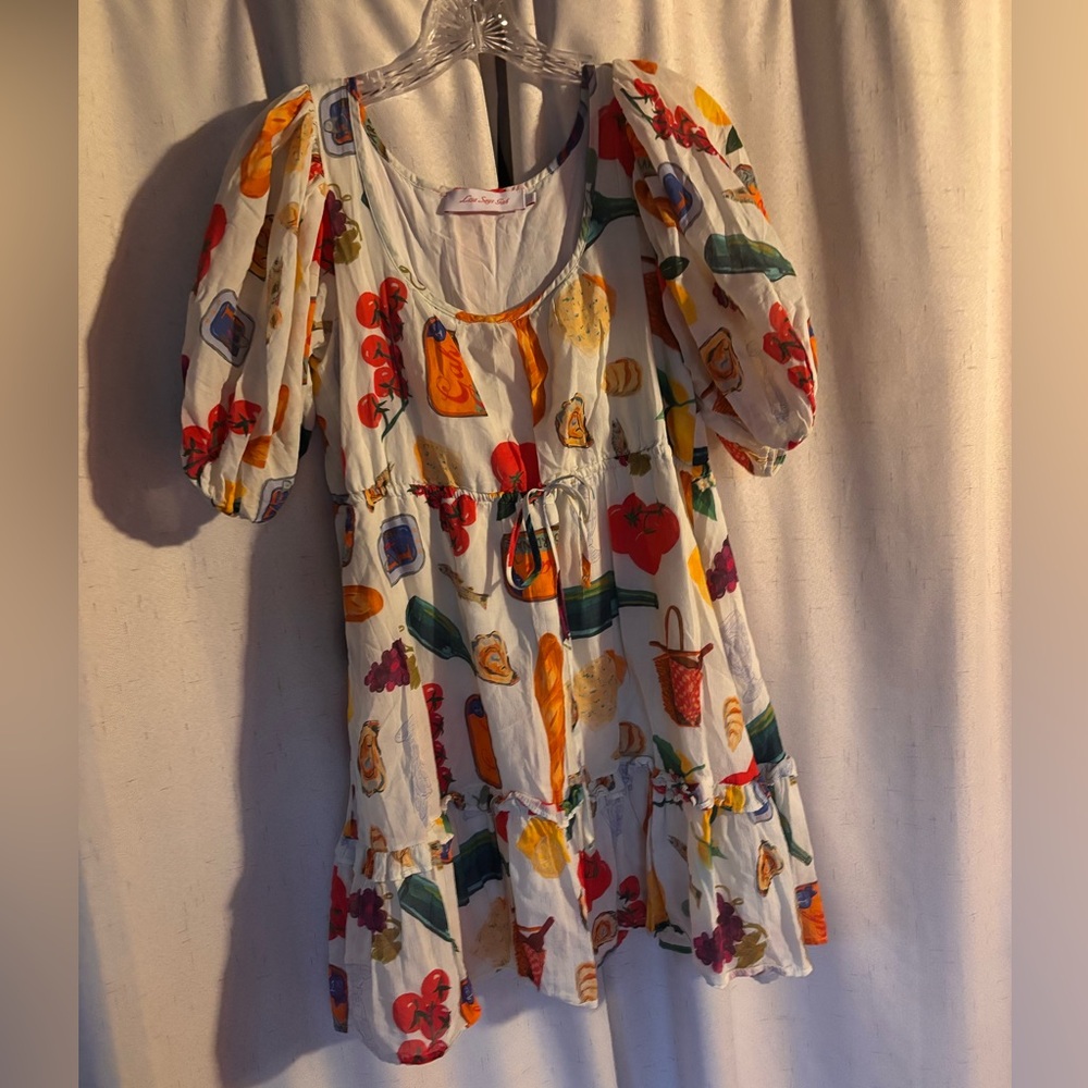 LISA SAYS GAH Ivory Italian Summer Leila Dress - Picture 6 of 6
